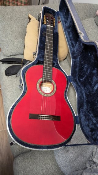 Guitarra Flamenca Rubia,cambio por acústica