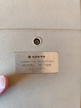 Sanyo M-138 Grabadora Cassette Vintage Años 70