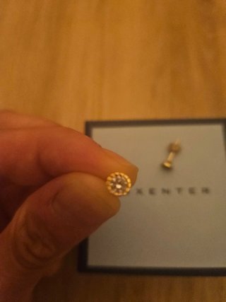 Pendientes botón plata 925 Luxenter