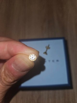 Pendientes botón plata 925 Luxenter