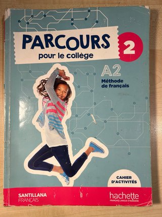 Libros de francés parcours 1 y 2 del A1 y A2