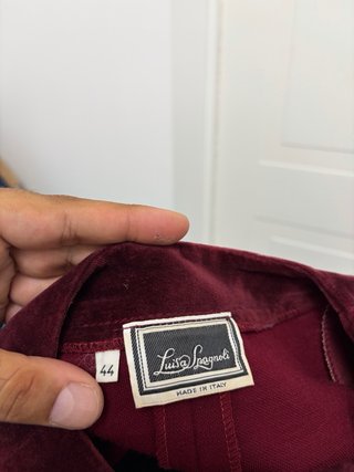 Cappotto Luisa Spagnoli Tg 44 Rosso