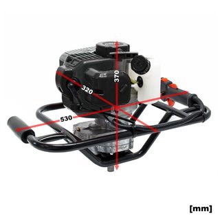 61785 | Motobroca de gasolina punta Ø para el hoga
