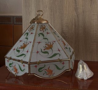 Lámpara Cristal Grabado