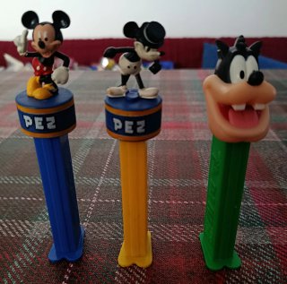 Lote 3 Dispensadores Pez Disney
