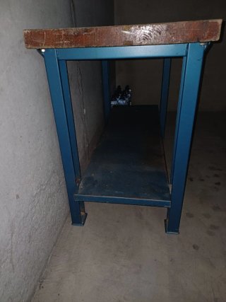 Banco de Taller Madera y Metal 1300×550×880