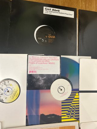 Lote 10 Vinilos Techno, electro, minimal