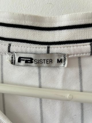 Camiseta FB Sister Béisbol Talla M Rayas