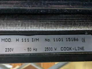 Horno eléctrico en acero inoxidable