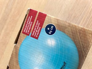 Pelota de pilates Suiza Crivit 65 cm Antirrotura