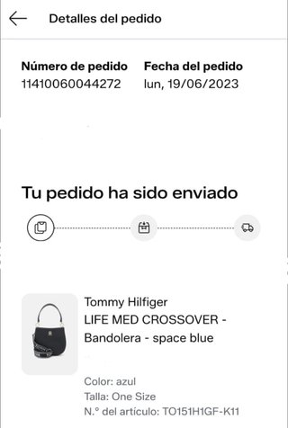 Bolso bandolera Tommy Hilfiger negro