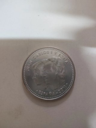 Moneda 20€ Plata Juan Carlos y Sofía España