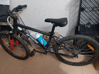 Bicicleta Btwin con amortiguadores