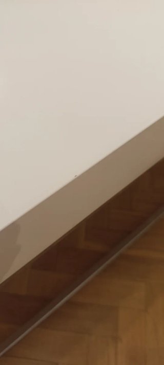 Mesa de centro blanco brillo y cromo 115x60