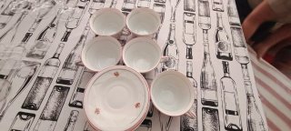 Juego de copas de cristal . Regalo de tazas varias