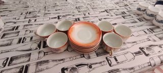 Juego de copas de cristal . Regalo de tazas varias