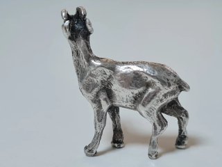 Figurita Plata de Ley Maciza Cabra Montés