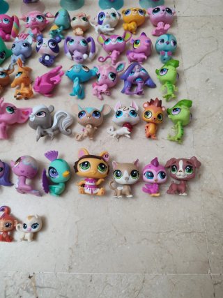 Lote 52 Littlest Pet Shop muñecos figuras lps