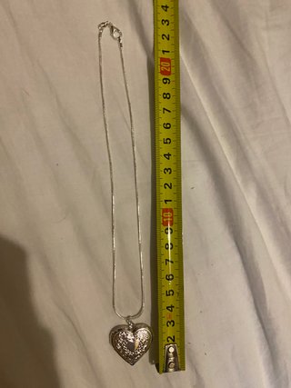 Cadena Plata 925 con Guardapelo Corazón