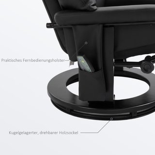 Sillón reclinable con reposapiés, sillón de masaje