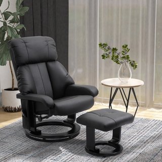 Sillón reclinable con reposapiés, sillón de masaje
