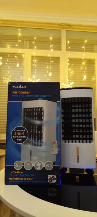 Enfriador de Aire/ Air Cooler Nedis 4L 80W