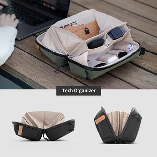 Organizador de viaje Pgytech Gris y Marrón