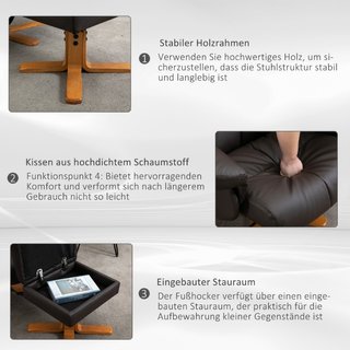 Sillón de relax con función de reclinación, sillón