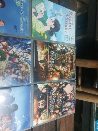 Lote 6 Películas Anime DVD (Español)