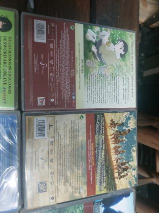 Lote 6 Películas Anime DVD (Español)