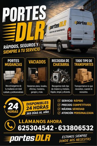 PORTES Y MUDANZAS