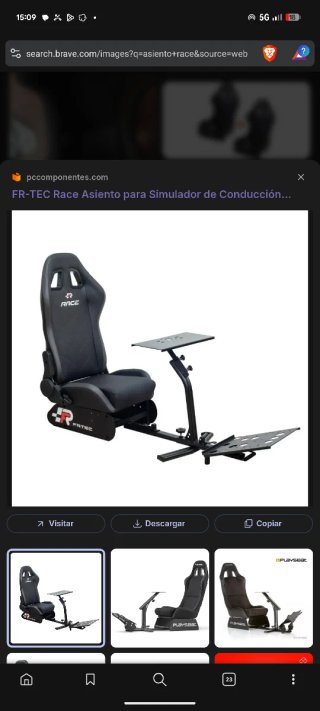 Asiento FR-TEC Race para Simulador