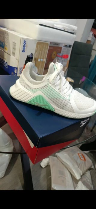 Zapatillas Reebok Mujer Blancas y Verdes