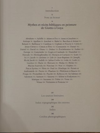 Le Sens Cache mythes et recits bibliques peinture