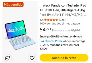 Funda Teclado Inateck para iPad