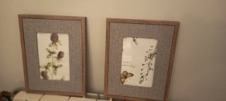 Cuadros decorativos de tela y madera