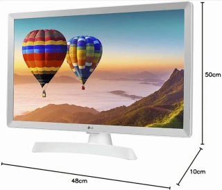 Monitor TV LG 24 blanco