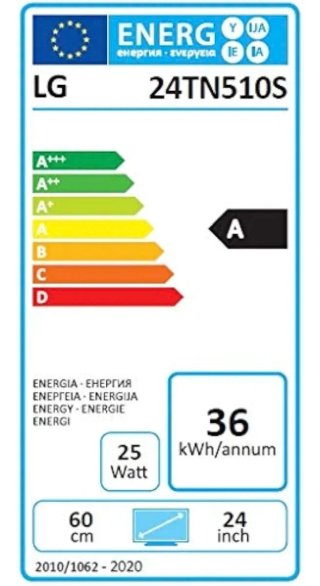 Monitor TV LG 24 blanco