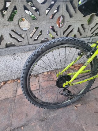 Bicicleta Verde/amarillo Flúor