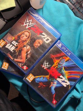 Juegos PS4 WWE 2K20 y WWE 2K22