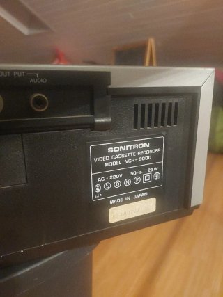 Videograbadora Beta Sonitron Betacord PAL