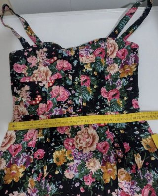 Vestido talla S Mango flores