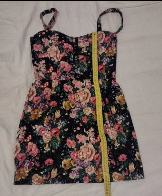 Vestido talla S Mango flores