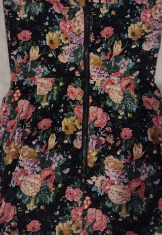 Vestido talla S Mango flores