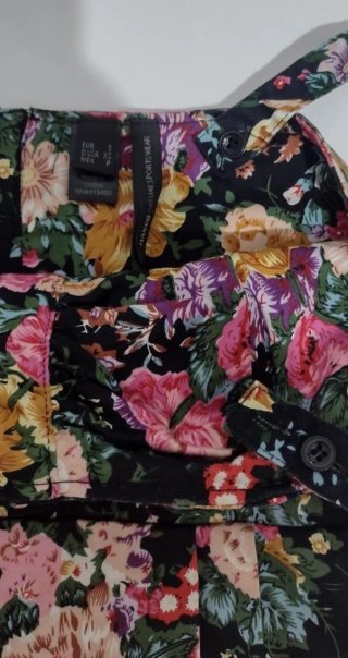 Vestido talla S Mango flores
