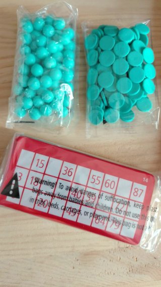 Juego de Bingo con Bolas y Marcadores