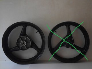 llanta trasera honda cbr 600 f 600f f4i despiece