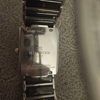 Reloj Minister Mujer Negro y Plateado