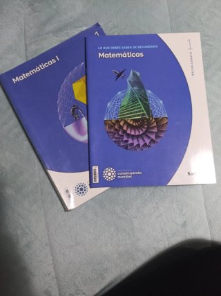 Libros matemáticas 1 bachillerato