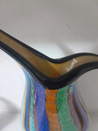 Jarrón Murano Multicolor Cristal